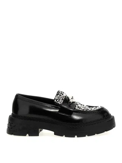 JIMMY CHOO MARLOW DIAMOND LOAFERS