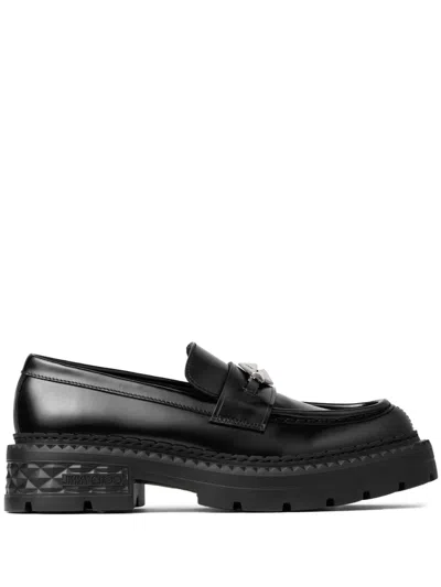 Jimmy Choo Marlow Loafer Mit Rauten In Black