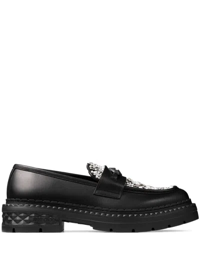 Jimmy Choo Marlow Loafers In Blue