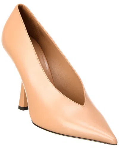 Jimmy Choo Maryanne 100 Leather Pump In Brown