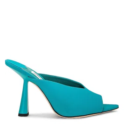 Jimmy Choo Maryanne 100 Lycra Pointed-toe Mules In Animal Print