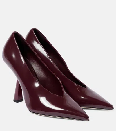 Jimmy Choo Maryanne 100 Patent Leather Pump In Maroon