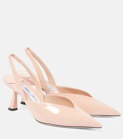 Jimmy Choo Maryanne 65 Leather Slingback Pump In Pink