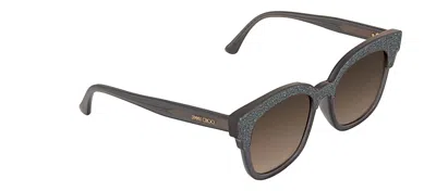 Jimmy Choo Mayel/s Vf 018v Clubmaster Sunglasses In Gray