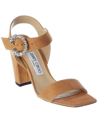 Jimmy Choo Maysa 85 Suede Sandal