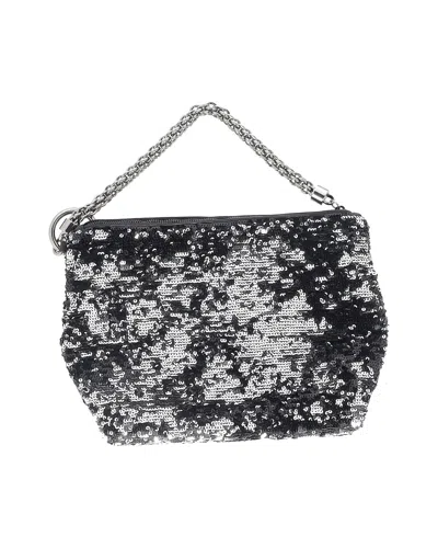 Jimmy Choo Medium Callie Clutch Bag In Black Sequins