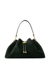 Jimmy Choo Medium Cinch Bucket Bag In Green