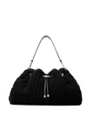 Jimmy Choo Medium Cinch Shoulder Bag In Black