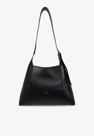 JIMMY CHOO MEDIUM DIAMOND HOBO SHOULDER BAG