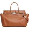 Jimmy Choo Medium Diamond Leather Belted Tote In Multi