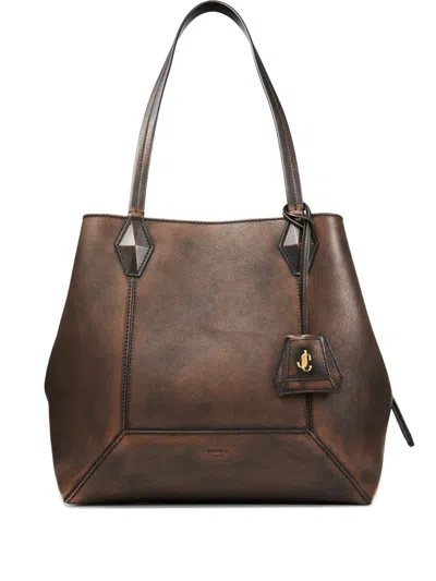 Jimmy Choo Medium Diamond Leather Shoulder Bag