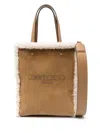 Jimmy Choo Medium Lenny Tote Bag In Neutrals