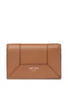 Jimmy Choo Medium Nello Wallet In Brown