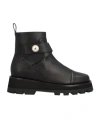 Jimmy Choo Meena Leather Ankle Boots In Black