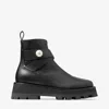 Jimmy Choo Meena Leather Ankle Boots In Black