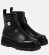 Jimmy Choo Meena Leather Ankle Boots In Black