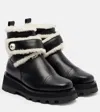 Jimmy Choo Meena Genuine Shearling Lined Bootie In Multi