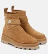 Jimmy Choo Meena Suede Ankle Boots In Brown