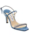 JIMMY CHOO JIMMY CHOO MEIRA 85 DENIM SANDAL