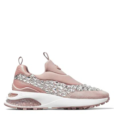 Jimmy Choo Memphis Crystal Embellished Sneakers In Multi