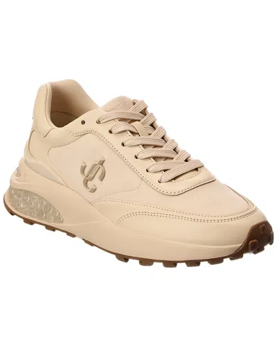 Jimmy Choo Memphis Leather Sneaker In Brown