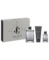 Jimmy Choo Men's 3-pc. Eau De Toilette Gift Set In Transparent