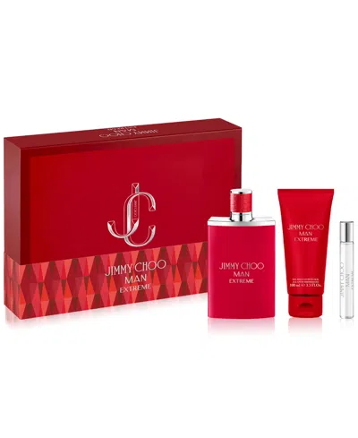 Jimmy Choo Men's 3-pc. Man Extreme Eau De Parfum Gift Set In Transparent