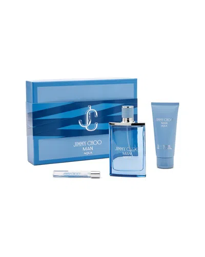 Jimmy Choo Men's 3.3oz Man Aqua 3pc Set