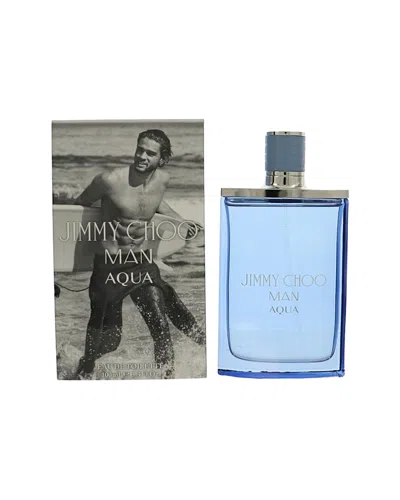 Jimmy Choo Men's 3.3oz Man Aqua Edt In Blue