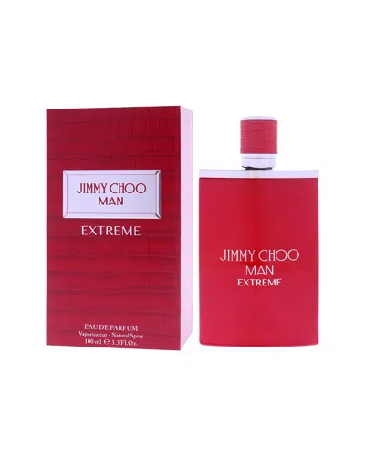 Jimmy Choo Men's 3.3oz Man Extreme Edp In Transparent