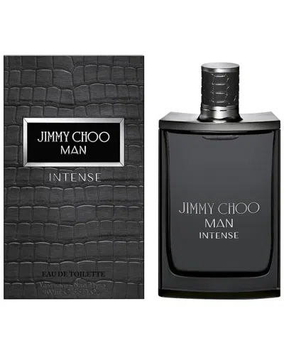 Jimmy Choo Men's 3.4oz Man Intense Edt In Black
