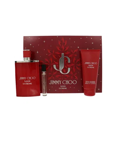 Jimmy Choo Men's 3pc Extreme Edp Spray In Transparent
