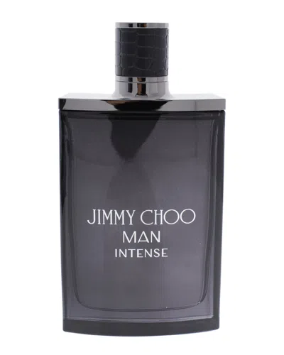 Jimmy Choo Man Intense 3.3oz Eau De Toilette Spray In Transparent