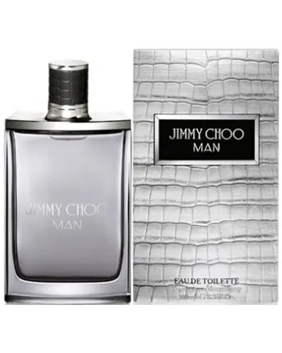 Jimmy Choo Men's Man 3.4oz Eau De Toilette In Gray