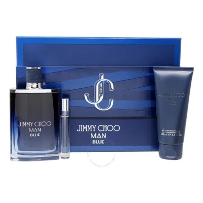 Jimmy Choo Men's Man Blue Gift Set Fragrances 3386460146111 In White