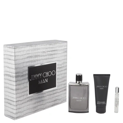 Jimmy Choo Men's Man Gift Set Fragrances 3386460138338 In Pineapple / Pink