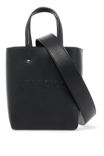 Jimmy Choo Men's Smooth Leather Lenny N/s Tote Bag. In Black