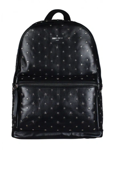 Jimmy Choo Men Wilmer Backpack In Black
