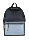 Jimmy Choo Men Wilmer Backpack In Blue