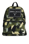 Jimmy Choo Men Wilmer Backpack In Green