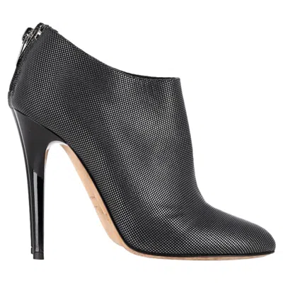 Jimmy Choo Mendez Glittered High-heeled Boots In Black Leather