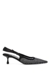 Jimmy Choo 'mesh And Satin Slingback Amel 50 Dã©col