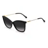 Jimmy Choo Women's Maci/s 55mm Sunglasses In Black