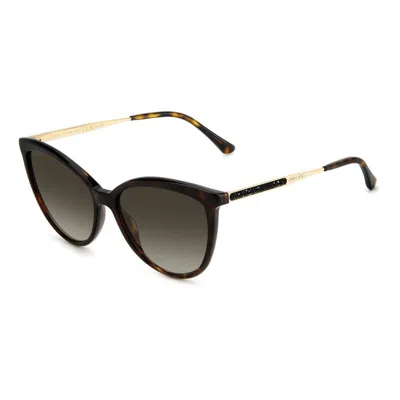 Jimmy Choo Metal Women's Sunglasses In Brown