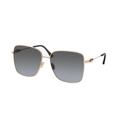 Jimmy Choo Metal Women's Sunglasses In Gold