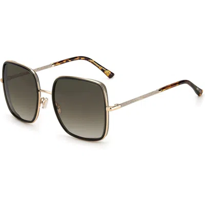 Jimmy Choo Metal Women's Sunglasses In Gold