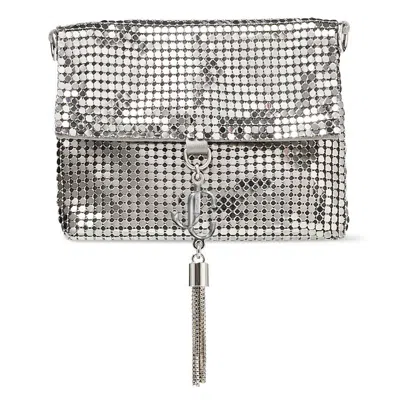 Jimmy Choo Metallic Effect Soft Cardholder In Pattern