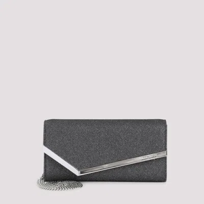 Jimmy Choo Emmie Glittered Clutch In Cosmo