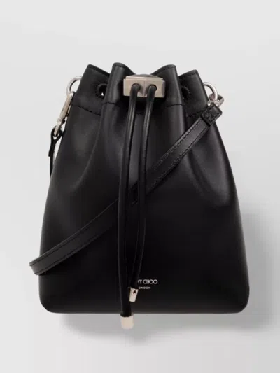 Jimmy Choo Metallic Leather Mini Bucket Bag