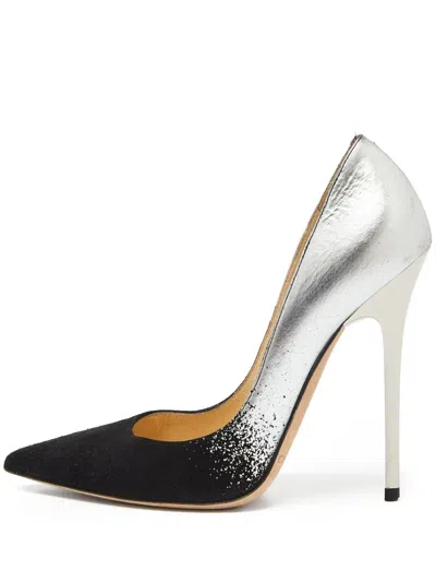 Pre-owned Jimmy Choo Metallic Leather Stiletto Heels